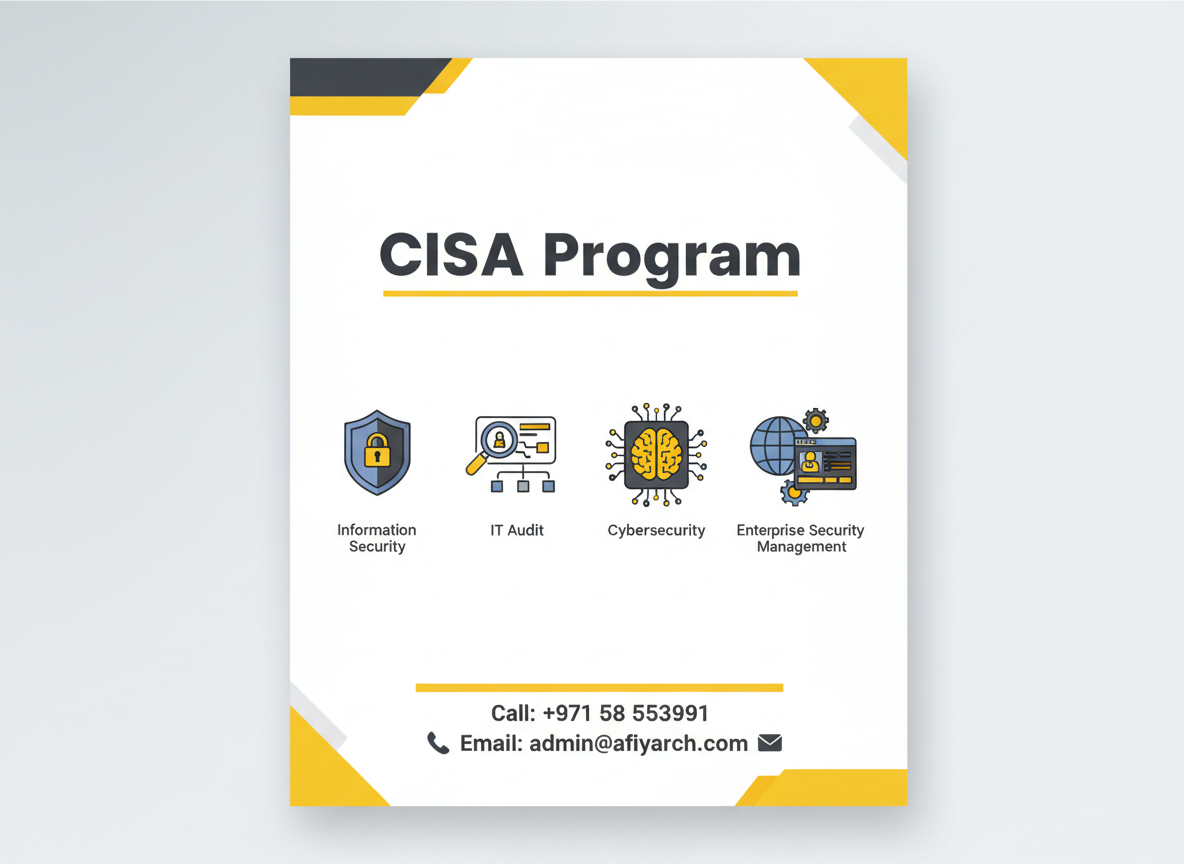 CISA Program Poster Professional