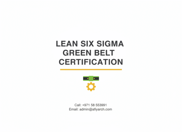 Lean Six Sigma Green Belt Certification Poster