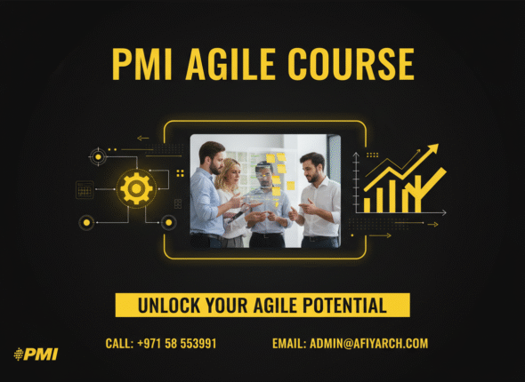 PMI Agile Course Poster Black Background